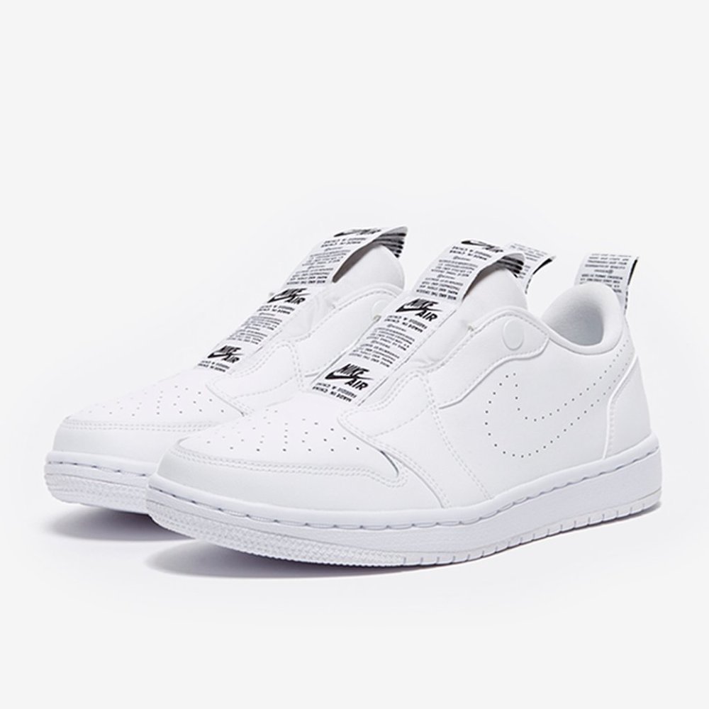 WMNS AIR JORDAN 1 LOW SLIP WHITE SIZE 7.5